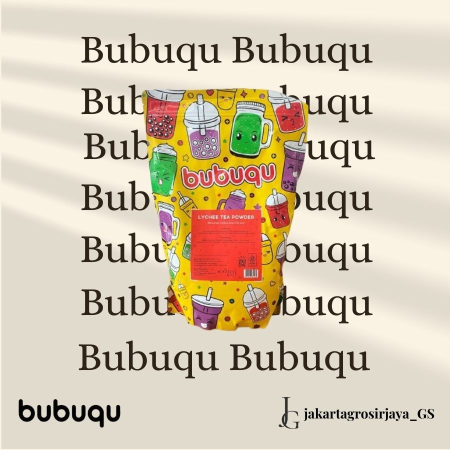 

Bubuqu Powder Drink Lychee Tea - Bubuk Minuman Teh Leci 1 Kg