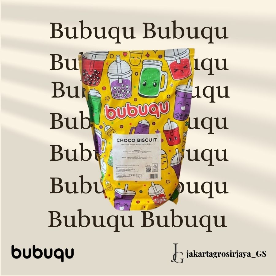 

Bubuqu Powder Drink Choco Biscuit - Bubuk Minuman Biskuit Coklat 1 Kg
