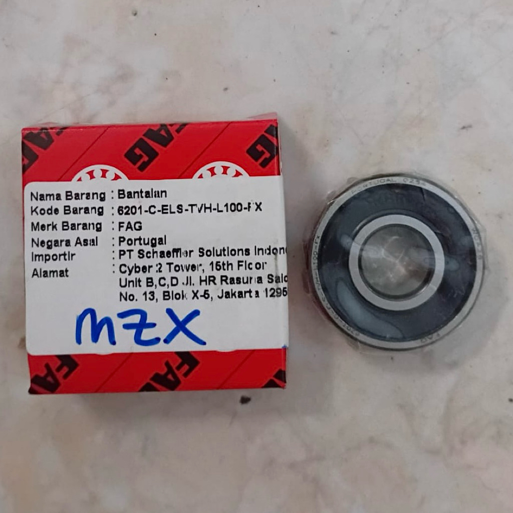 Laher Bearing 6201 / Bantalan Laher 6201