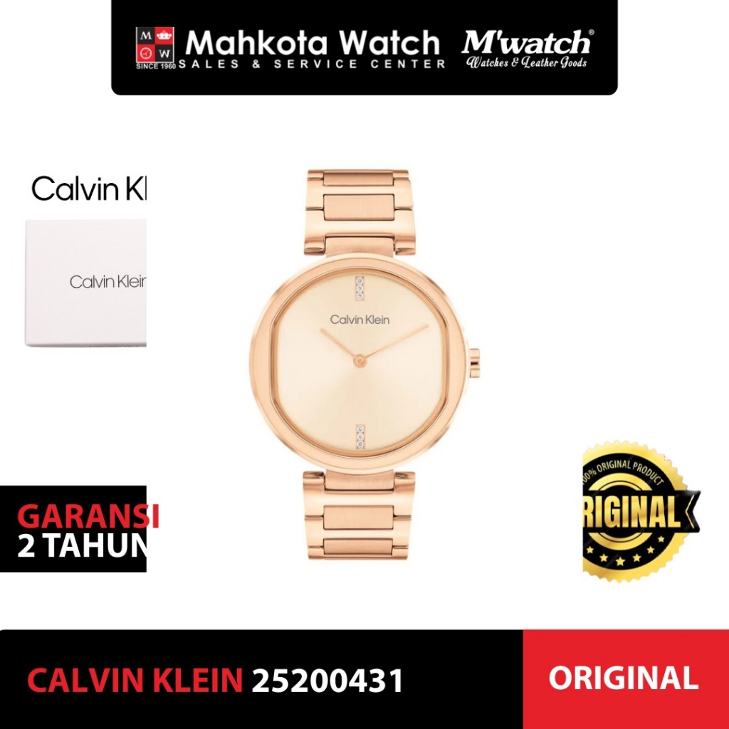 CALVIN KLEIN 25200431  JAM TANGAN WANITA ORIGINAL