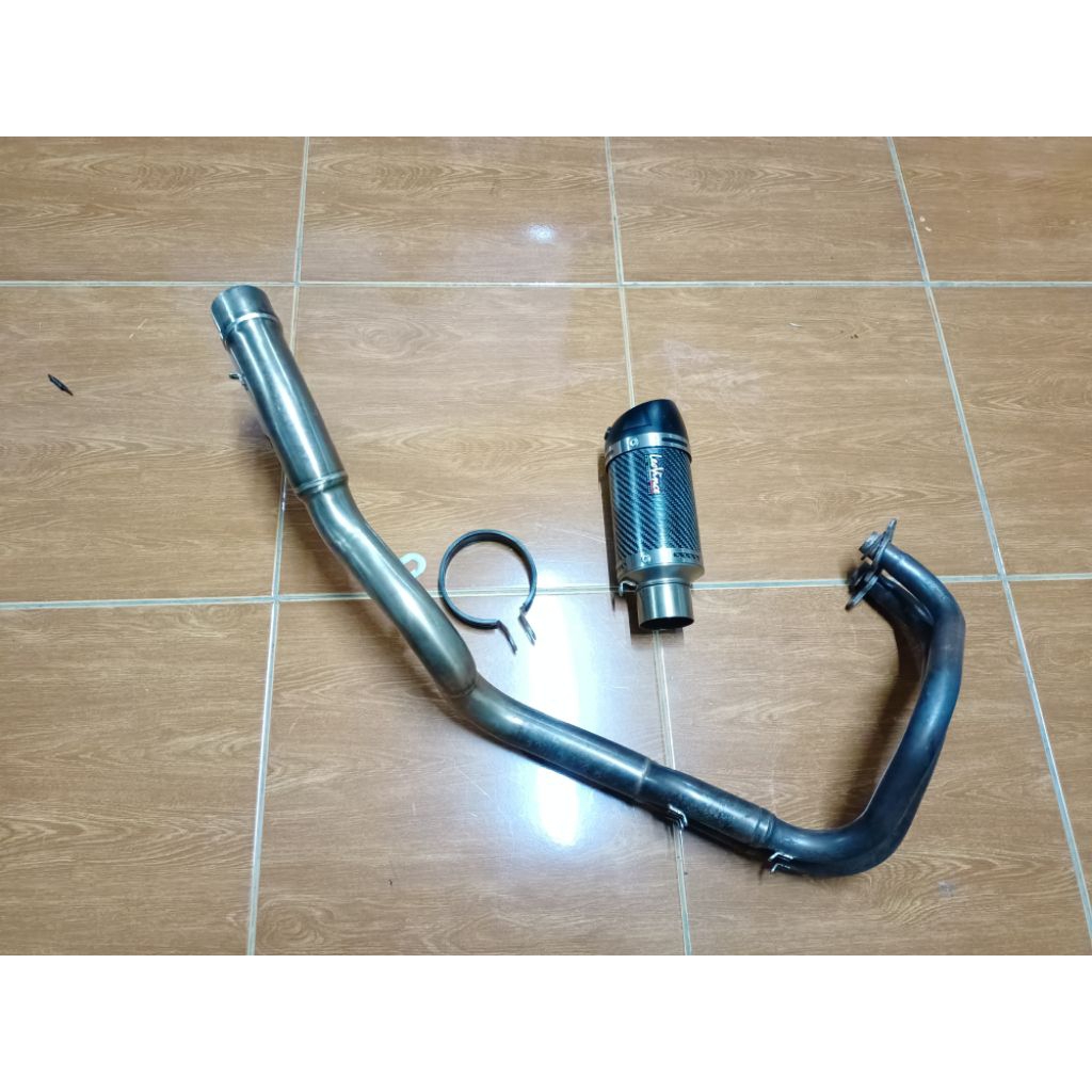LeoVince GP Corsa Evo short Italia Header R9 Drake Fullsistem Ninja 250fi old/Z250fi 2012-2017 origi