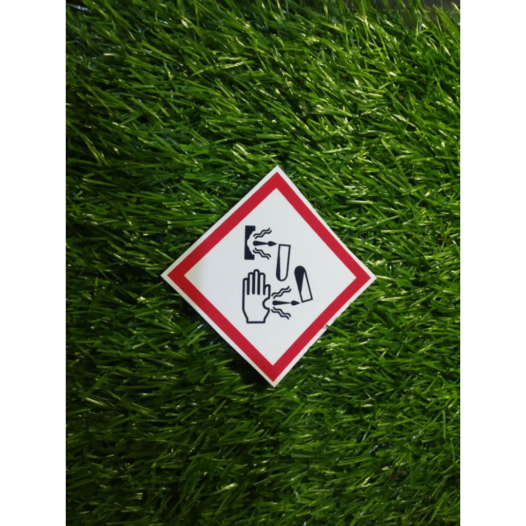 

stiker vinyl corrosive