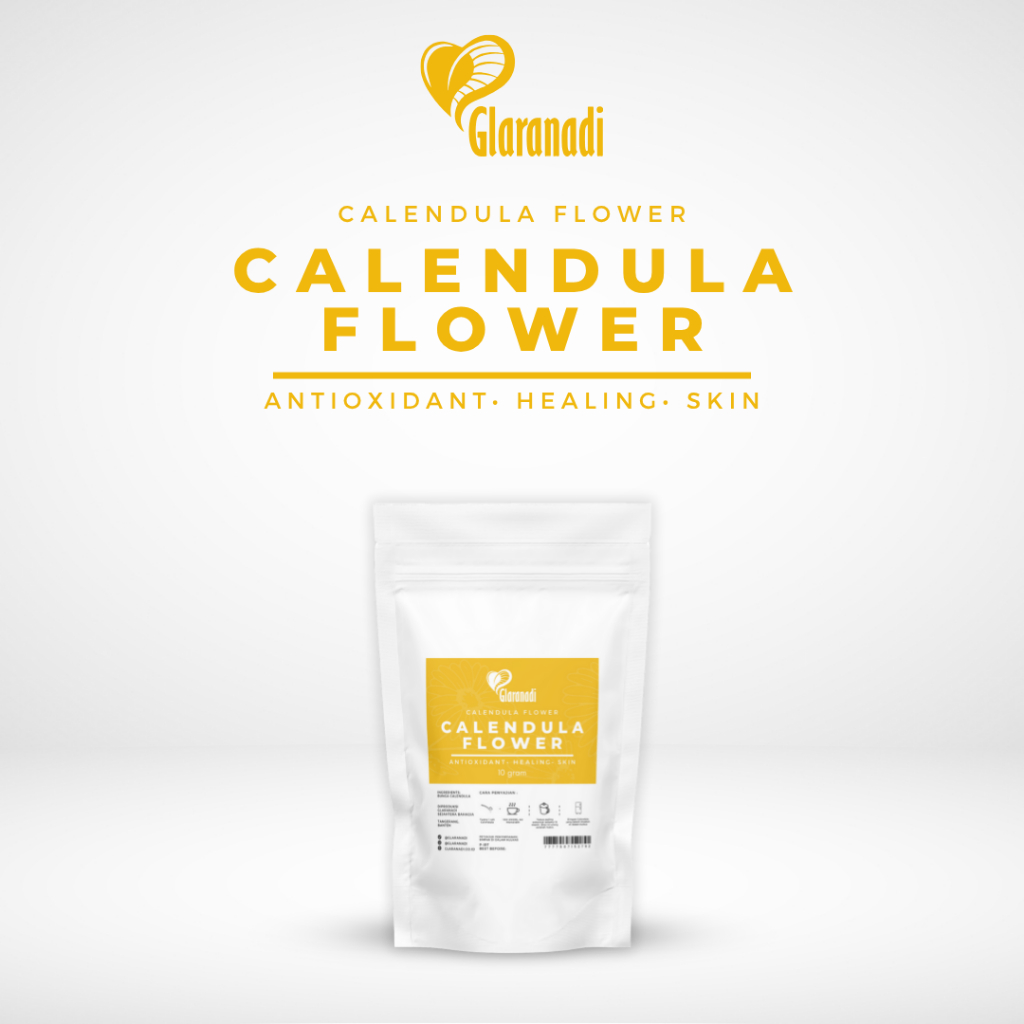 

GLARANADI - Teh Bunga Memelihara Kesehatan Kulit / Calendula Kering (Calendula Tea) 10 g