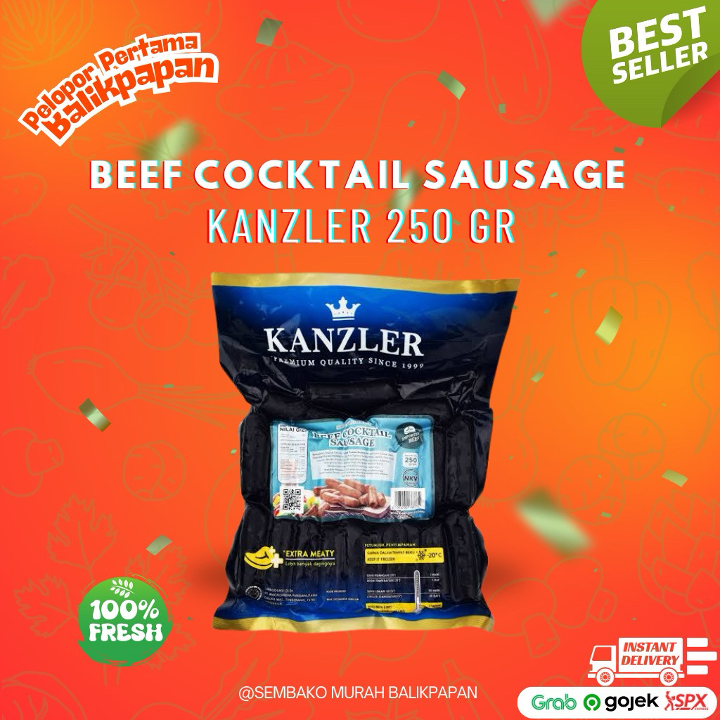 

KANZLER Sosis Beef Cocktail 250 gr