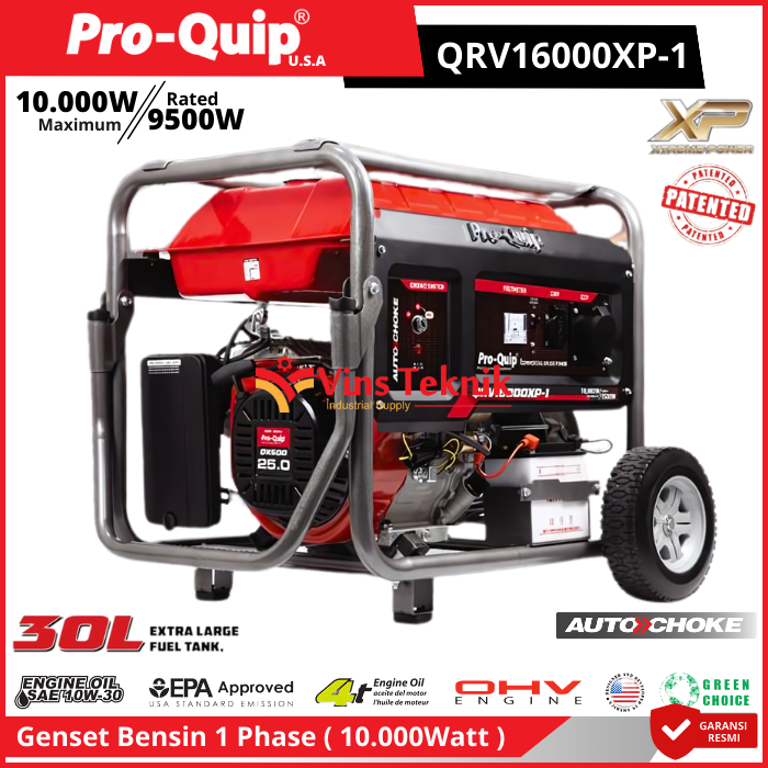 ProQuip QRV16000XP-1 Mesin Genset Listrik Genset Bensin Generator Genset 10.000Watt QRV16000 QRV 160