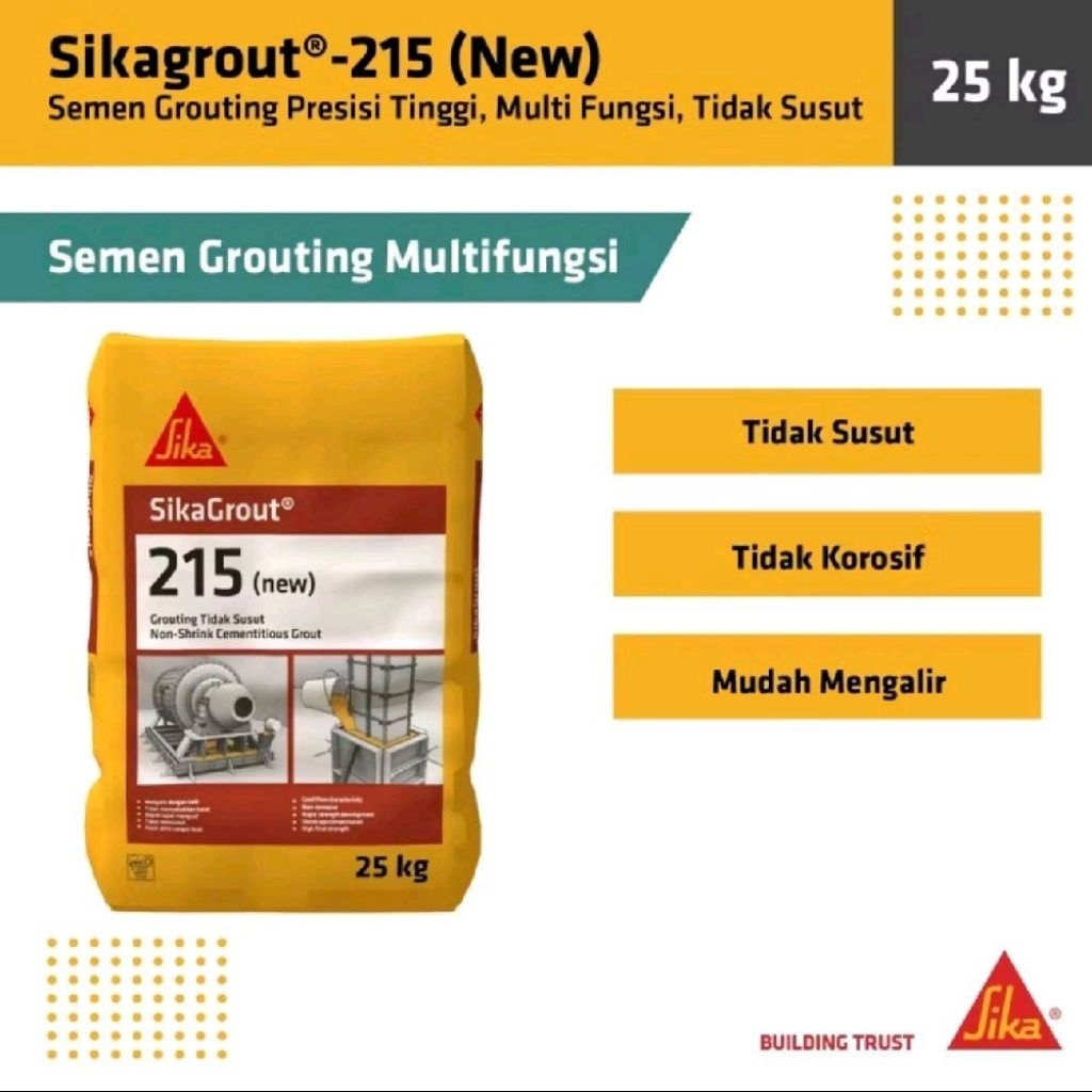 SIKAGROUT 215 Semen Grouting beton concrete pondasi 25kg