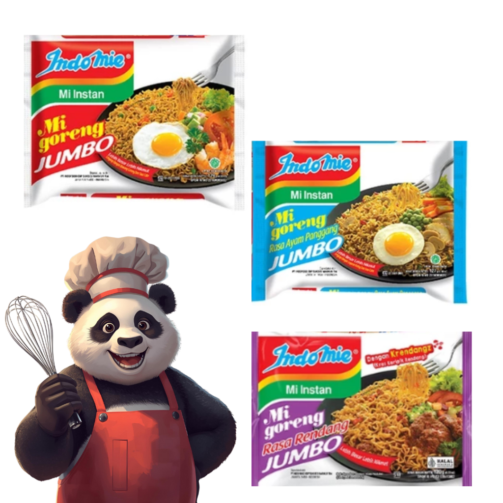 

INDOMIE JUMBO SERIES VARIANT GORENG | RENDANG | AYAM PANGGANG BY~Faya Store~