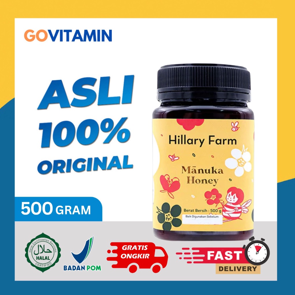

Hillary Farm Manuka Honey (500gr) - madu manuka anak