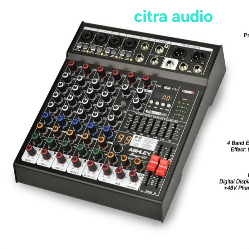 Ashley Mango-620 Mixer 6 Channel Bluetooth USB