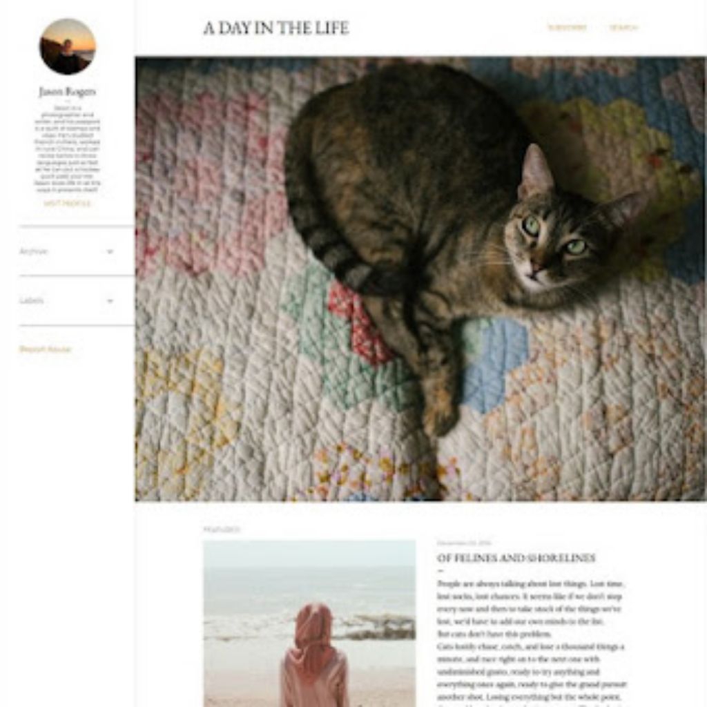 beauty blogger template blogspot premium