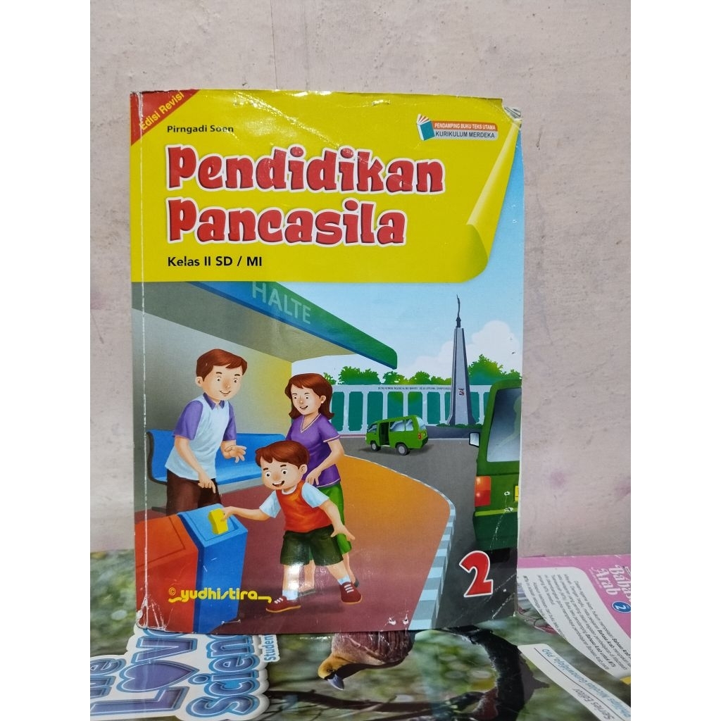 buku ppkn/pendidikan pancasila kelas 2/II sd mi kurikulum merdeka 2024