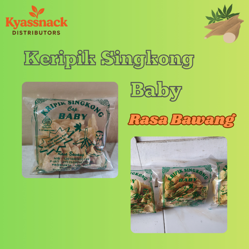 

Keripik Singkong Cap Baby 100 Gram