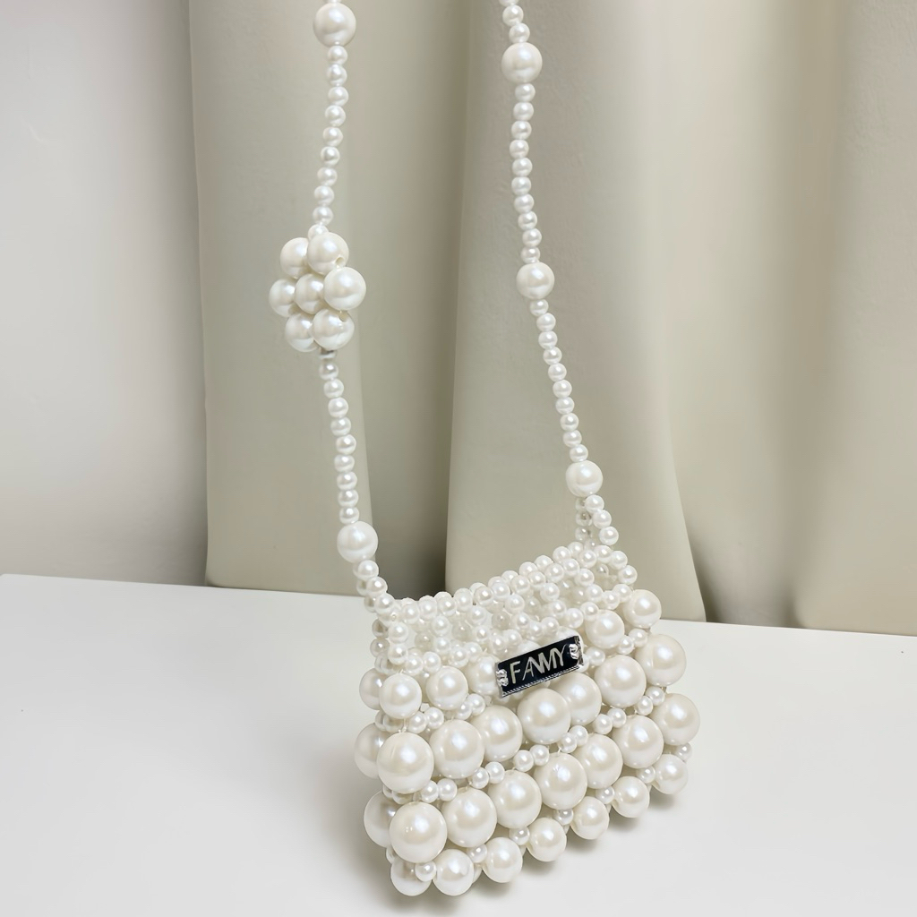 FANMY | charlotte pearl bag | mini beads bag pearl bag | beaded bag | pearls bag | beads bag | pearl