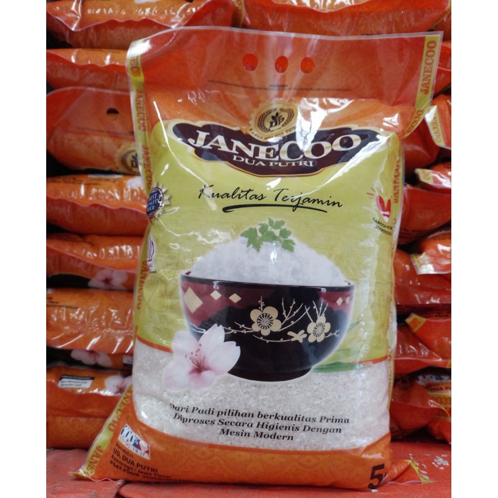 

INSTAN LANGSUNG KIRIM beras Janeco 5KG