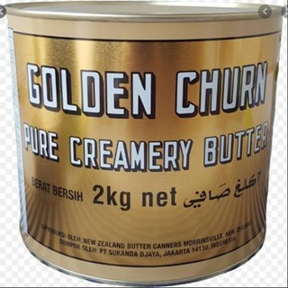 

GOLDEN CHURN BUTTER 2 KG DUS ISI 6 KALENG / GOLDEN CHURN CREAMERY PURE BUTTER