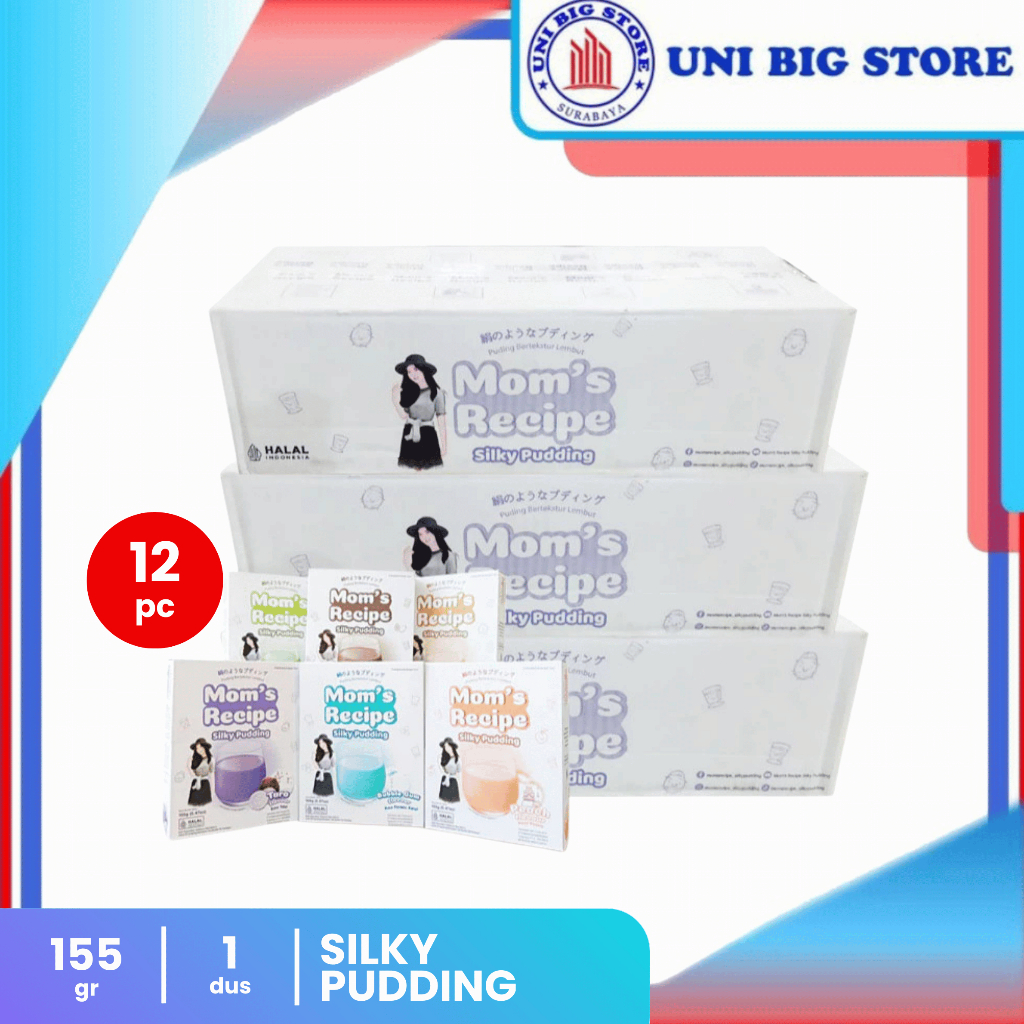

SILKY Tepung PUDDING Puding Susu Forisa Mom's Recipe PUYO 155 gr x 12 pcs
