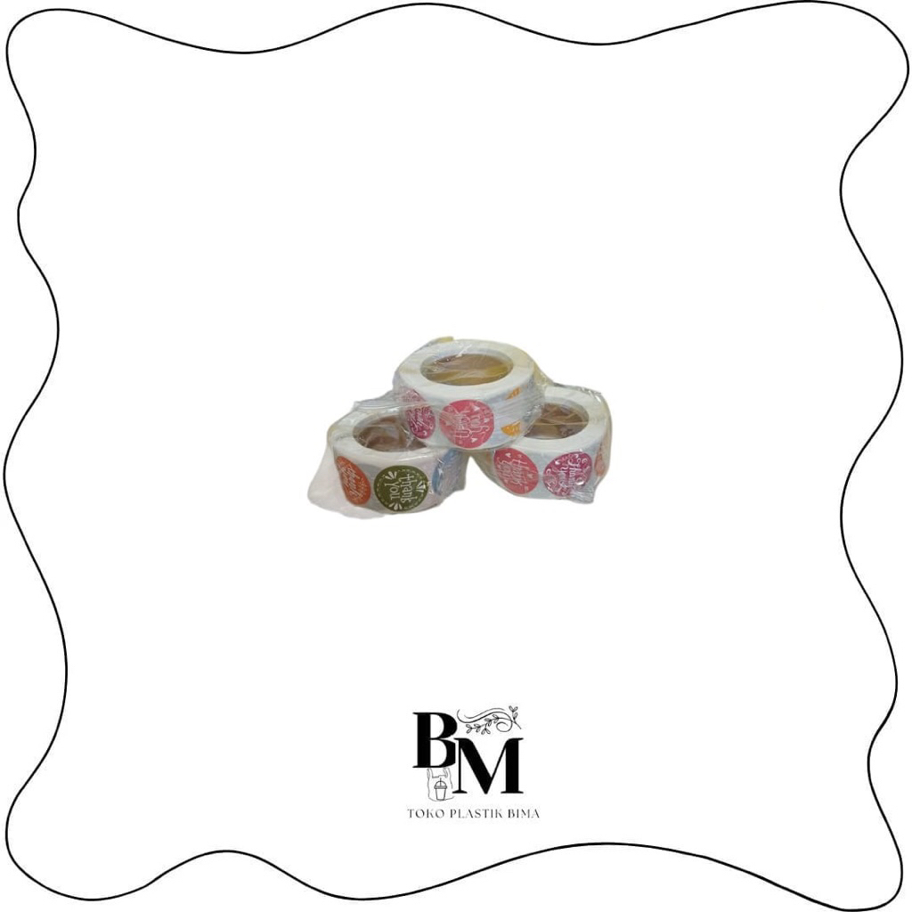 STICKER THANKYOU 1 ROLL | STIKER AMPLOP | STIKER ROLL