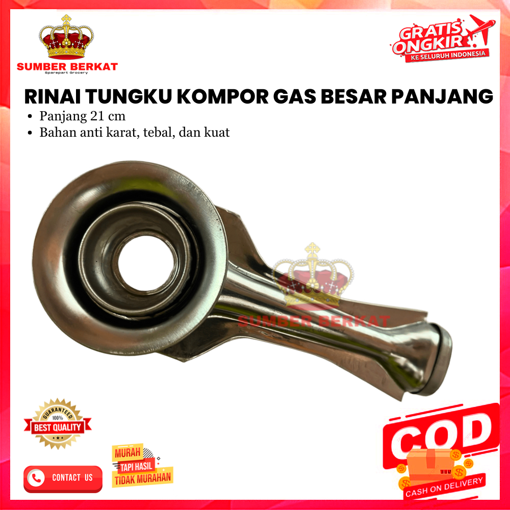 SB- TUNGKU KOMPOR GAS RINAI BESAR PANJANG  21 CM