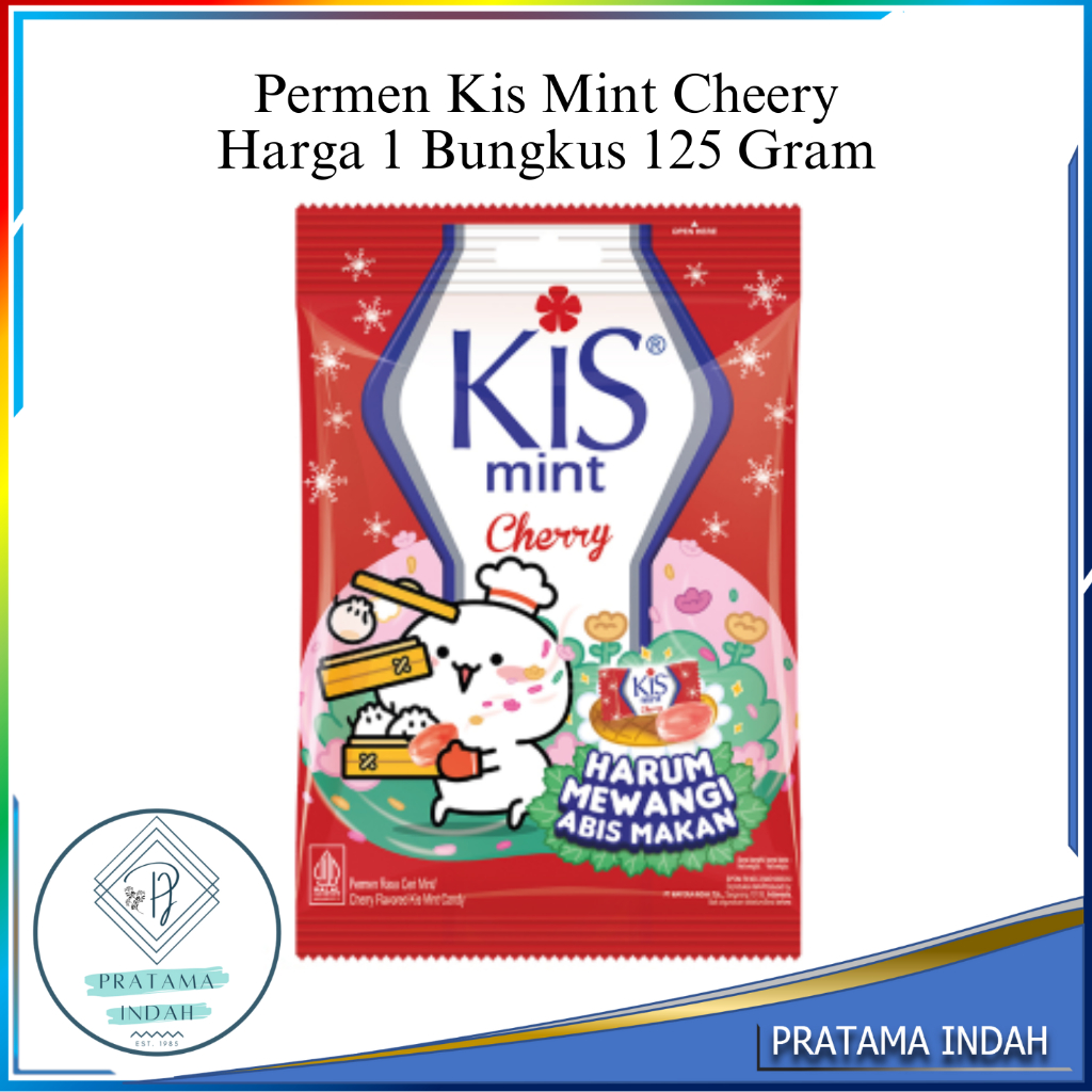 

Permen Kis Mint Cherry Candy Kiss 125 gr