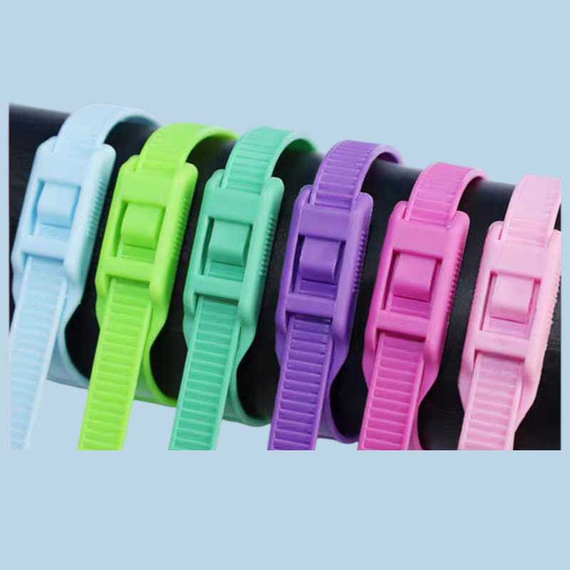 

10pcs Kabel Ties Nylon 8mm Bisa di Lepas dan di Gunakan Kembali Warna Warni Ukuran Panjang 150mm 200mm 250mm 300mm 350mm / Pengikat Serbaguna / Tali Pengikat Super Kuat / Produk Import / Promo Murah Best Seller