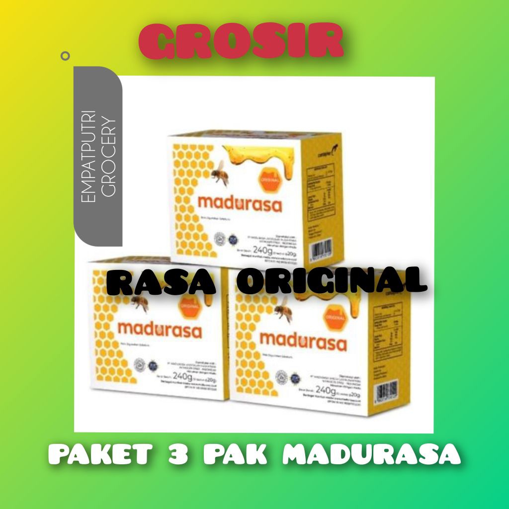 

3 pak madurasa sachet rasa original