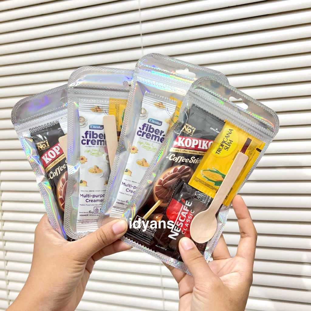 

GEN Z / MINIGIFT HOLOGRAM KOPI / MINI GIFT SEMPRO / MINI GIFT COFFEE / KADO SEMPRO GRADUATION / BINGKISAN / BINGKISAN ULANG TAHUN / SOUVENIR / HAMPERS KECIL / KADO KECIL