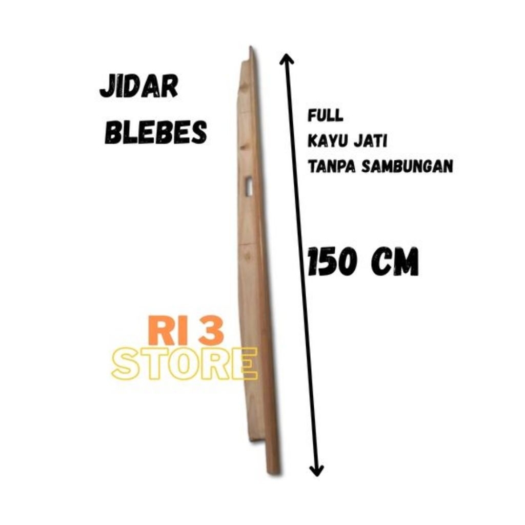 BLEBES JIDAR ROSKAM PANJANG 150CM FULL KAYU JATI HALUS PAPAN LURUS TANPA SAMBUNGAN
