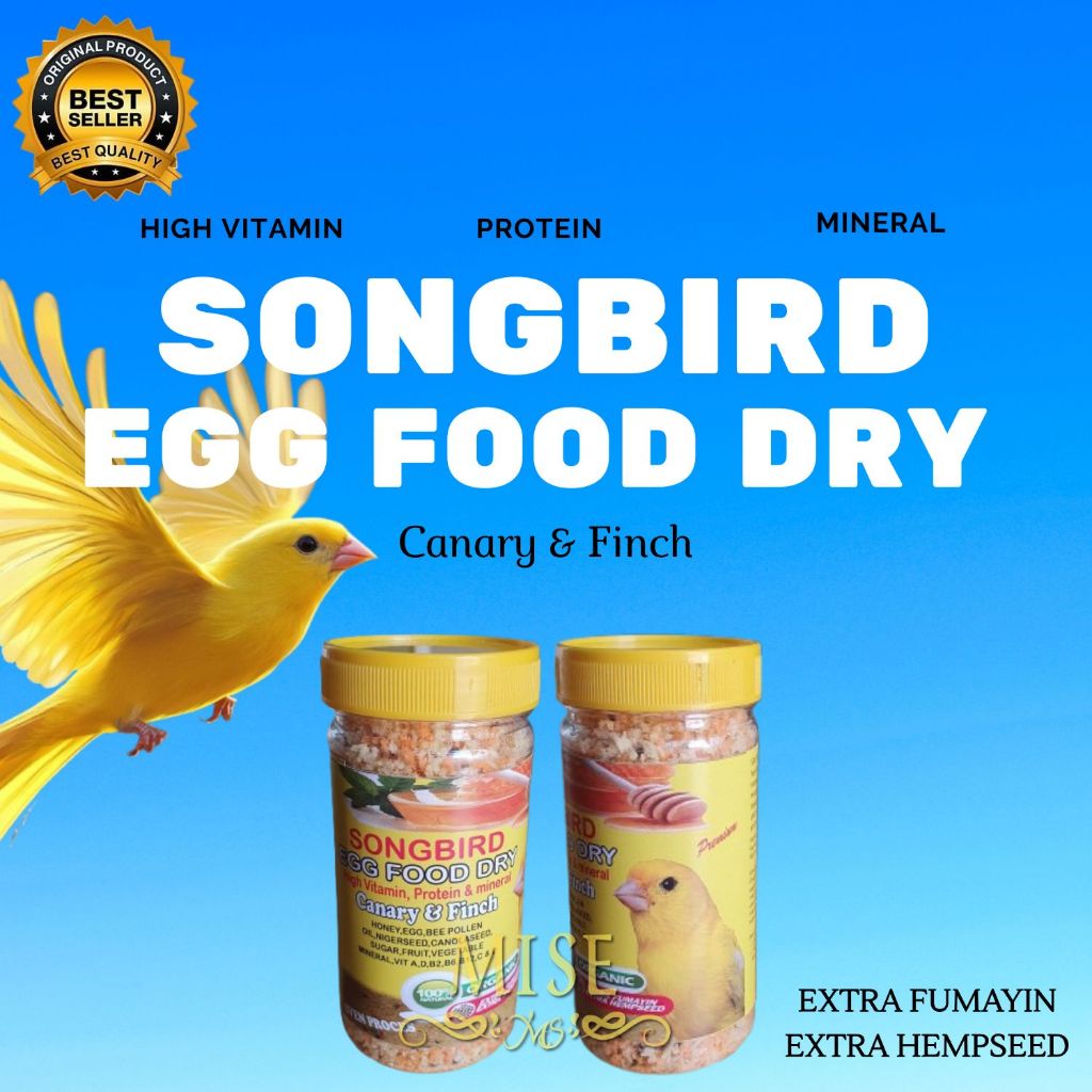 CeDe Canary Dry Egg Food Canary Makanan Tambahan Untuk Burung Canary