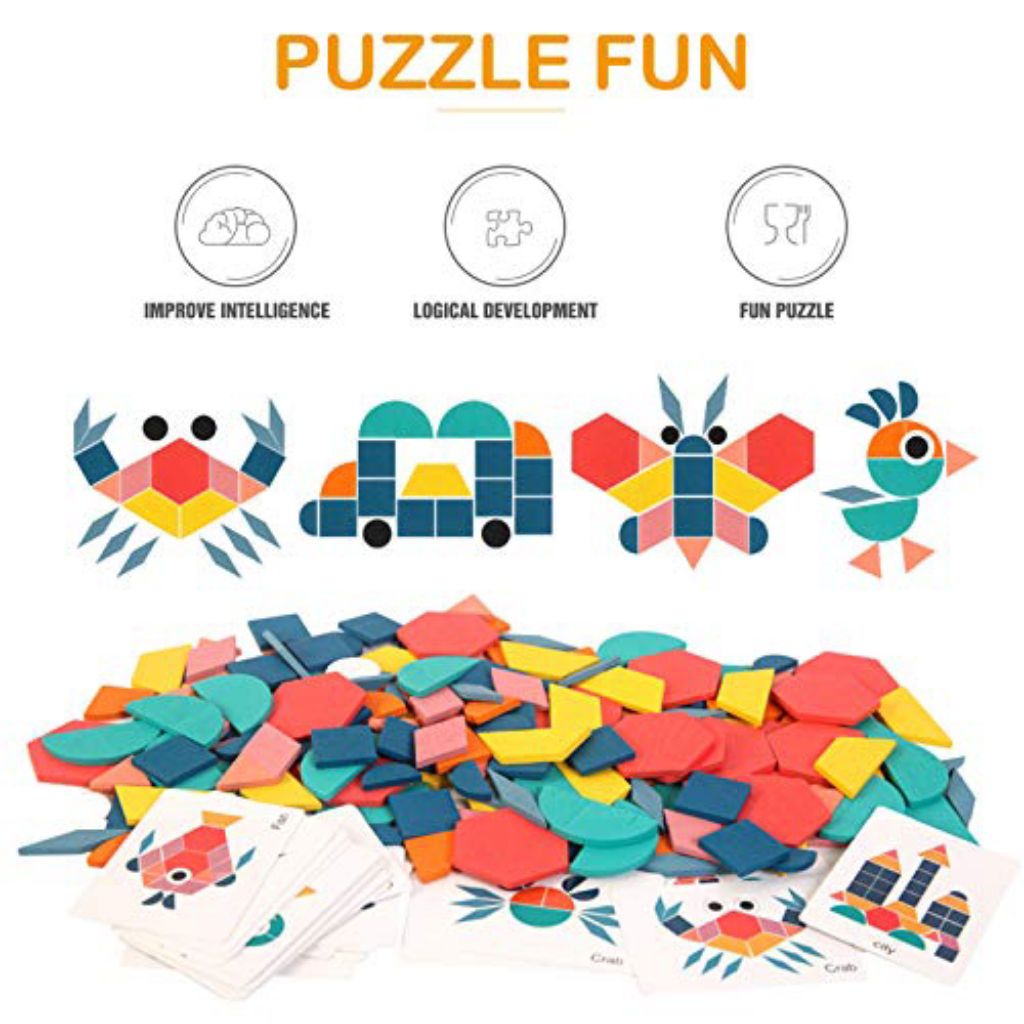 Diikamiiok Jigsaw Puzzle 3D 180pcs Mainan Edukasi - Puzzle Anak Asah Otak