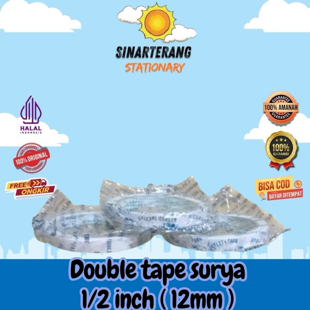 

Double tape surya 1/2 inch 12mm