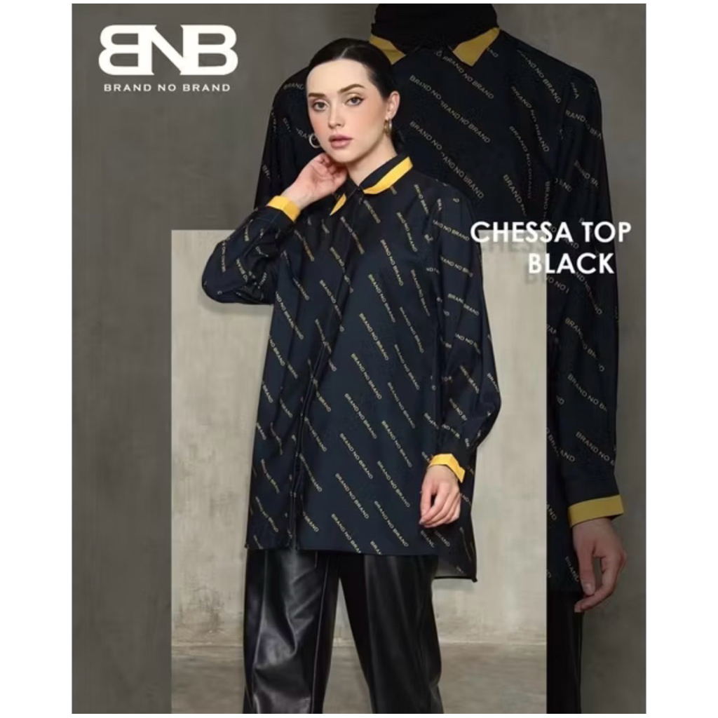 PRELOVED  BNB Chessa Top - Black (M)