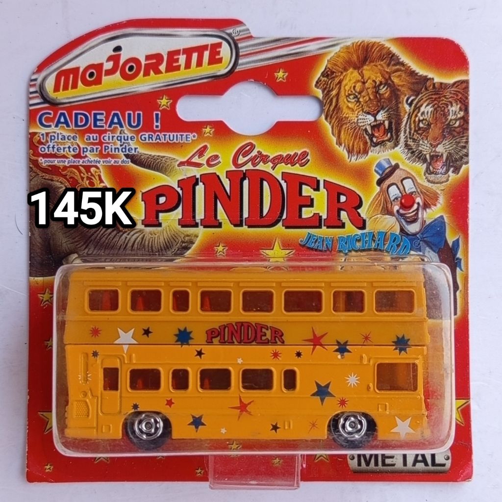 Diecast Majorette Pinder British Bus Double Decker