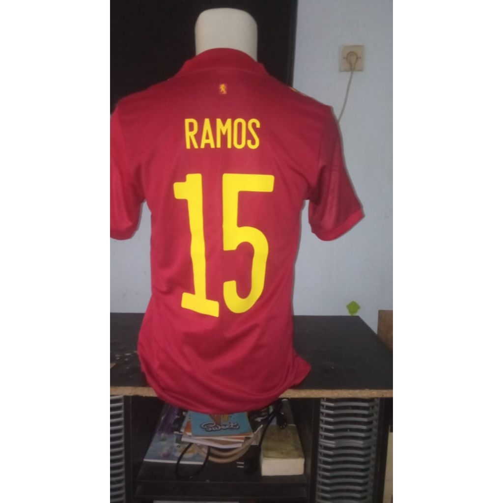 bisa COD bayar di tempat baju bola spanyol home 2020 SERGIO RAMOS 15