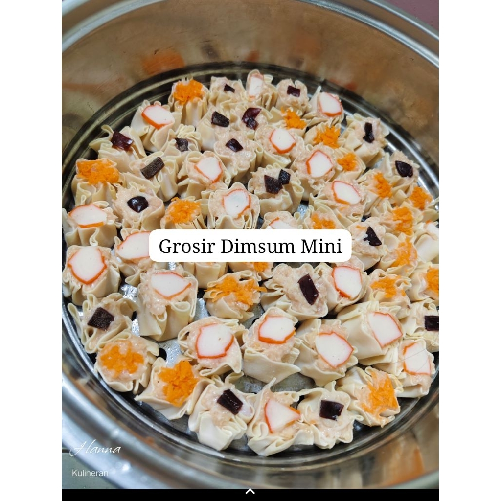 

Dimsum Mini Jual Seribuan 100pcs