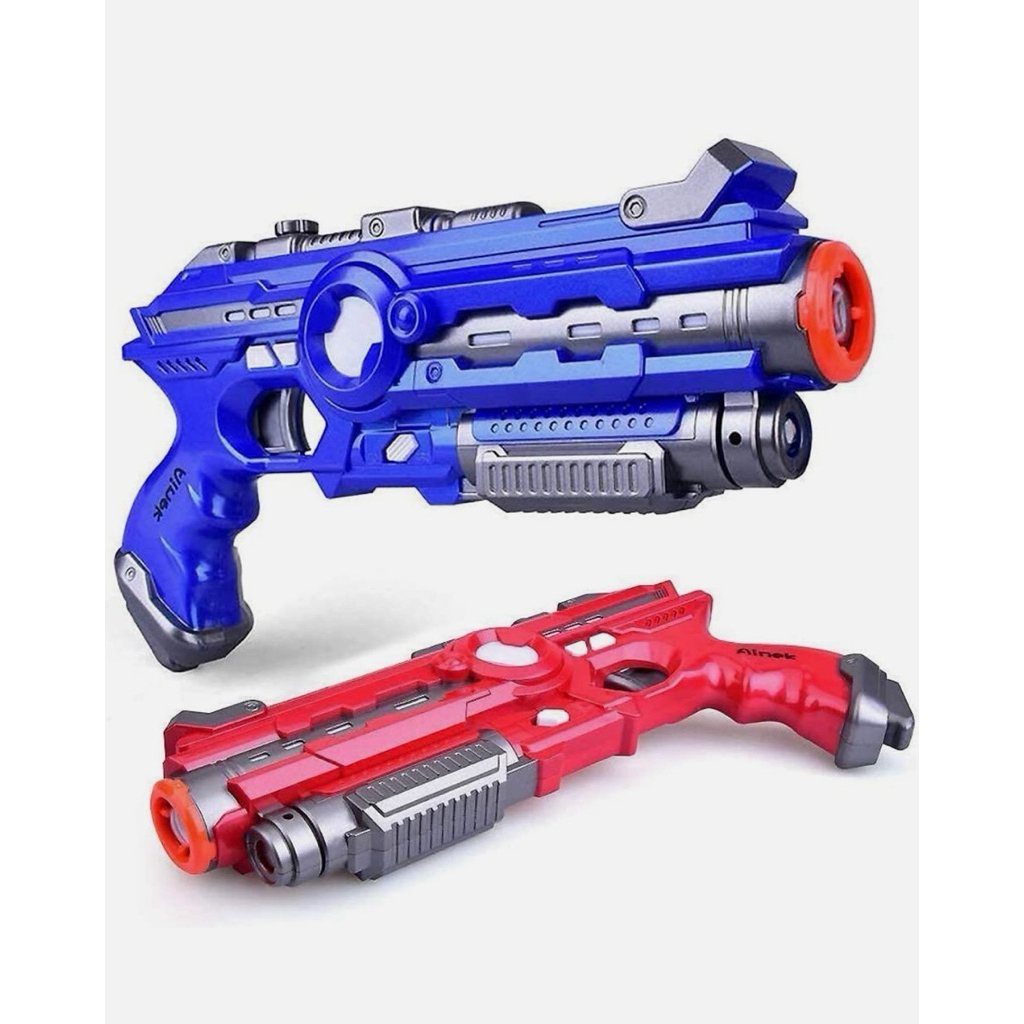 Ainek Laser Tag Gun Toys, Multi Player Senjata Laser Multi Pemain,  Set of 2