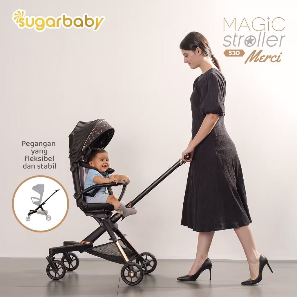 PRELOVED SUGARBABY  magic stroller merci 530 | kereta dorong bayi (Stroller Second)