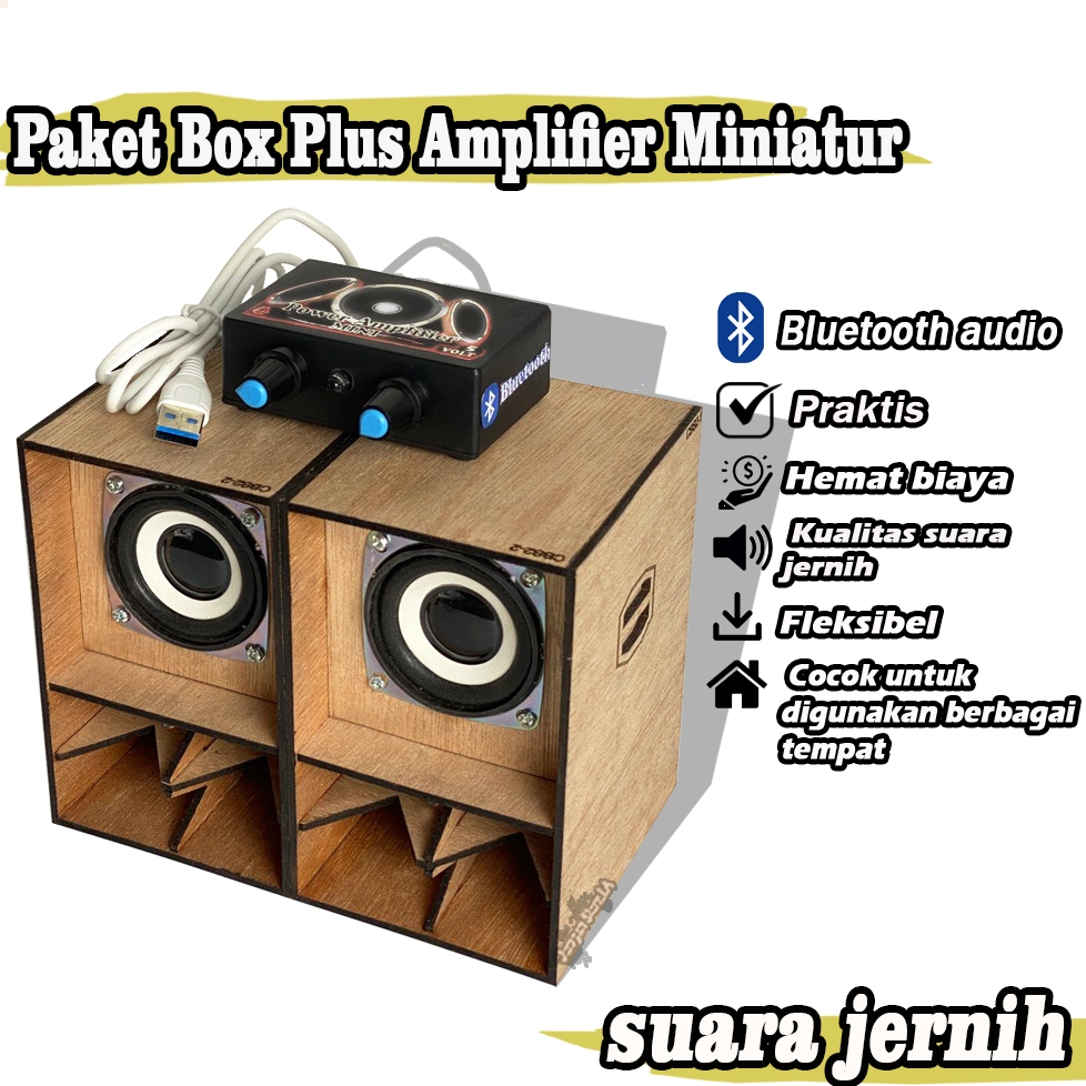 Box Speaker Miniatur CBS 2 INCH Bluetooth Siap pakai
