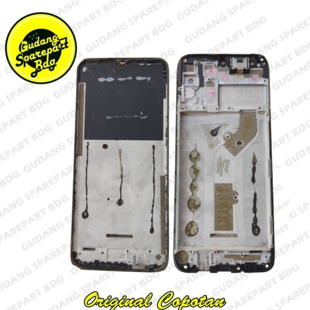 Tulang tengah Tatakan Lcd Frame tengah Infinix hot 11 play second copotan