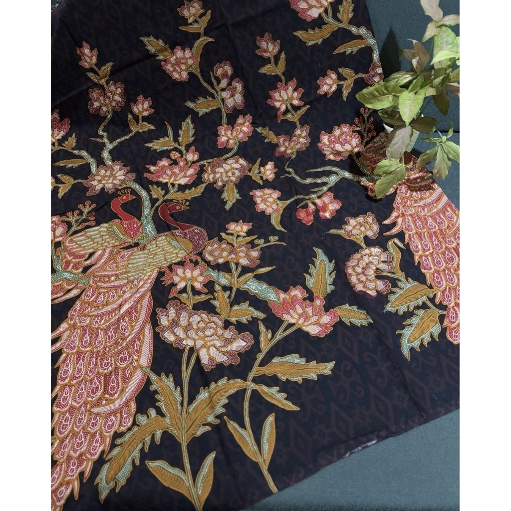 Kain Batik Katun Premium Motif Burung Merak