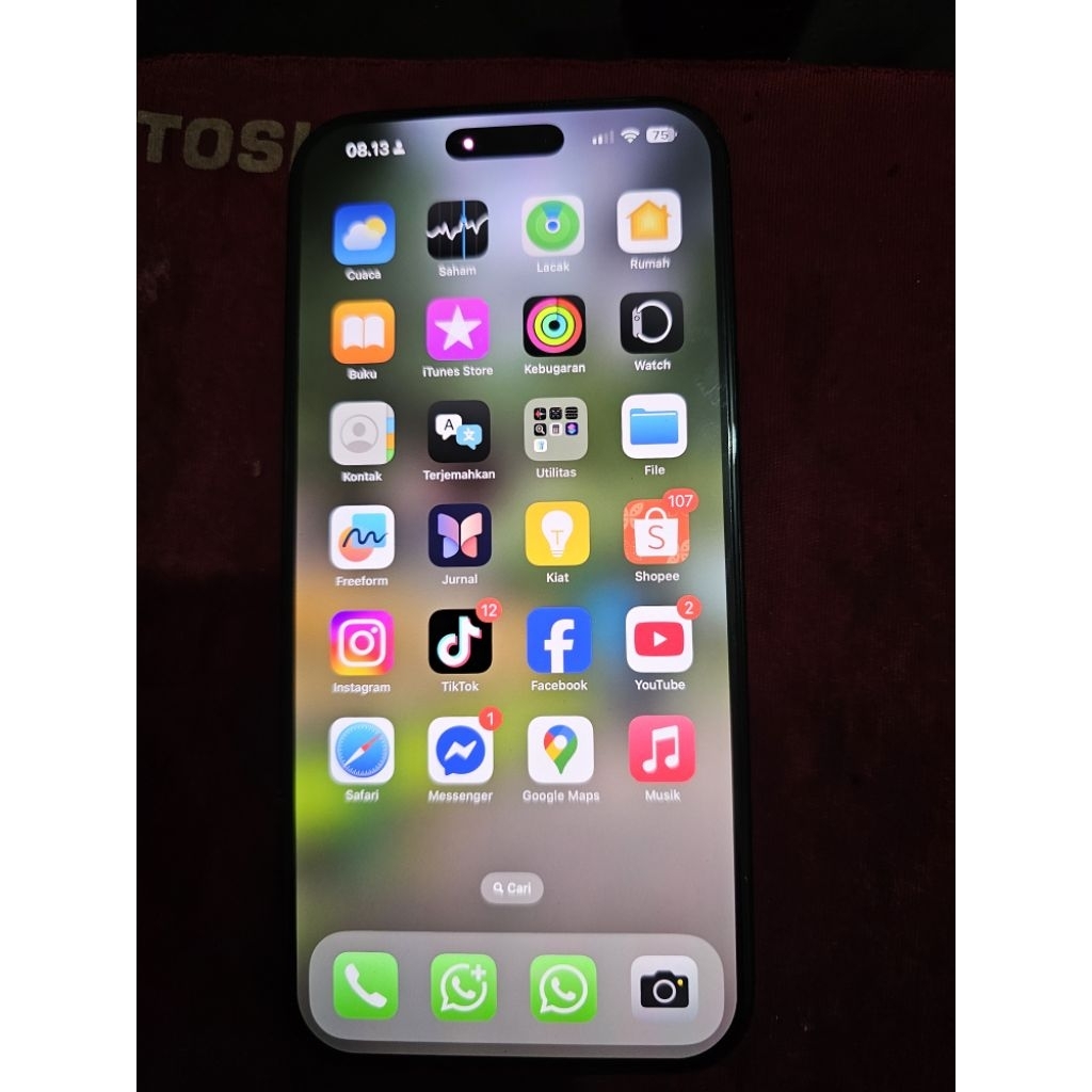 Iphone 16 Promax inter 256 Black titanium mewah