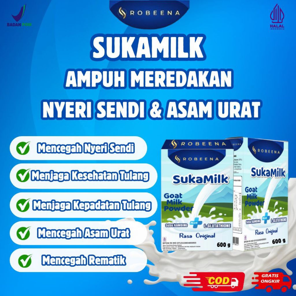 

Sukamilk Robeena / Susu Etawa with Glutathione