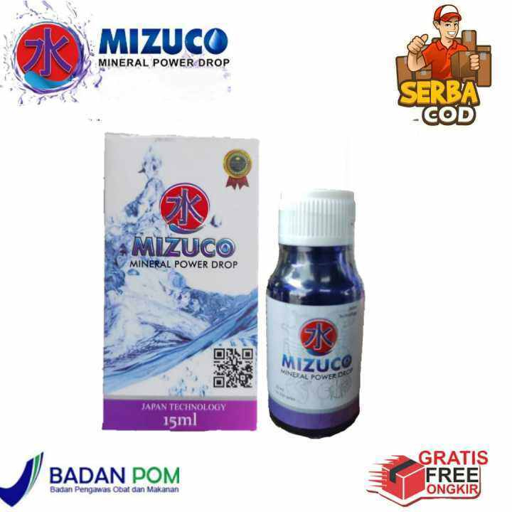 MIZUCO MINERAL POWER DROP JAPAN TECHNOLOGY MINERAL ALKALI DROP SATU TETES SEJUTA MANFAAT HARGA SATU 