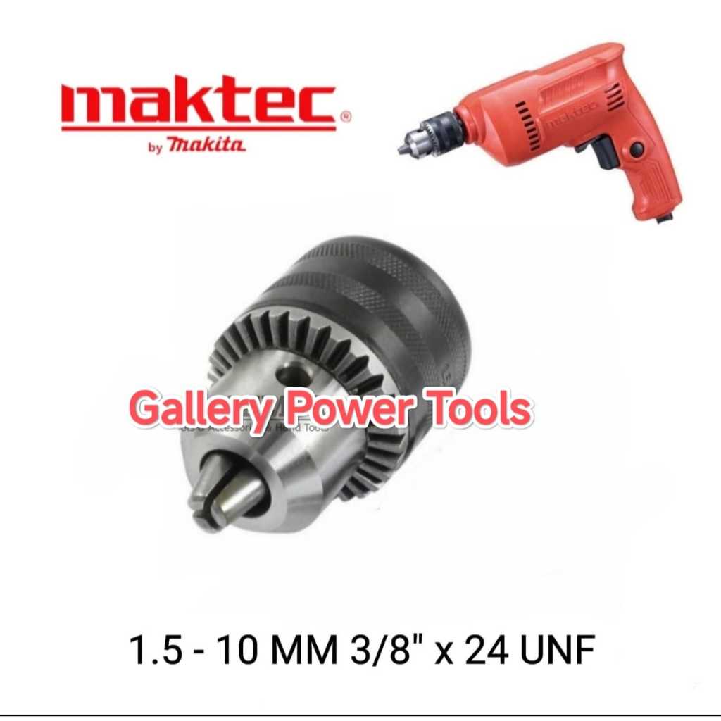 Drill Chuck S-10 Kepala Bor 10mm Maktec MT60 Makita 0600B Asli / Ori