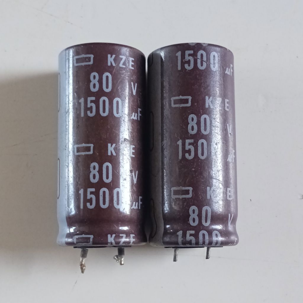 Elco 80v 1500uF Cabutan Diameter 1.8cm Tinggi 4.cm