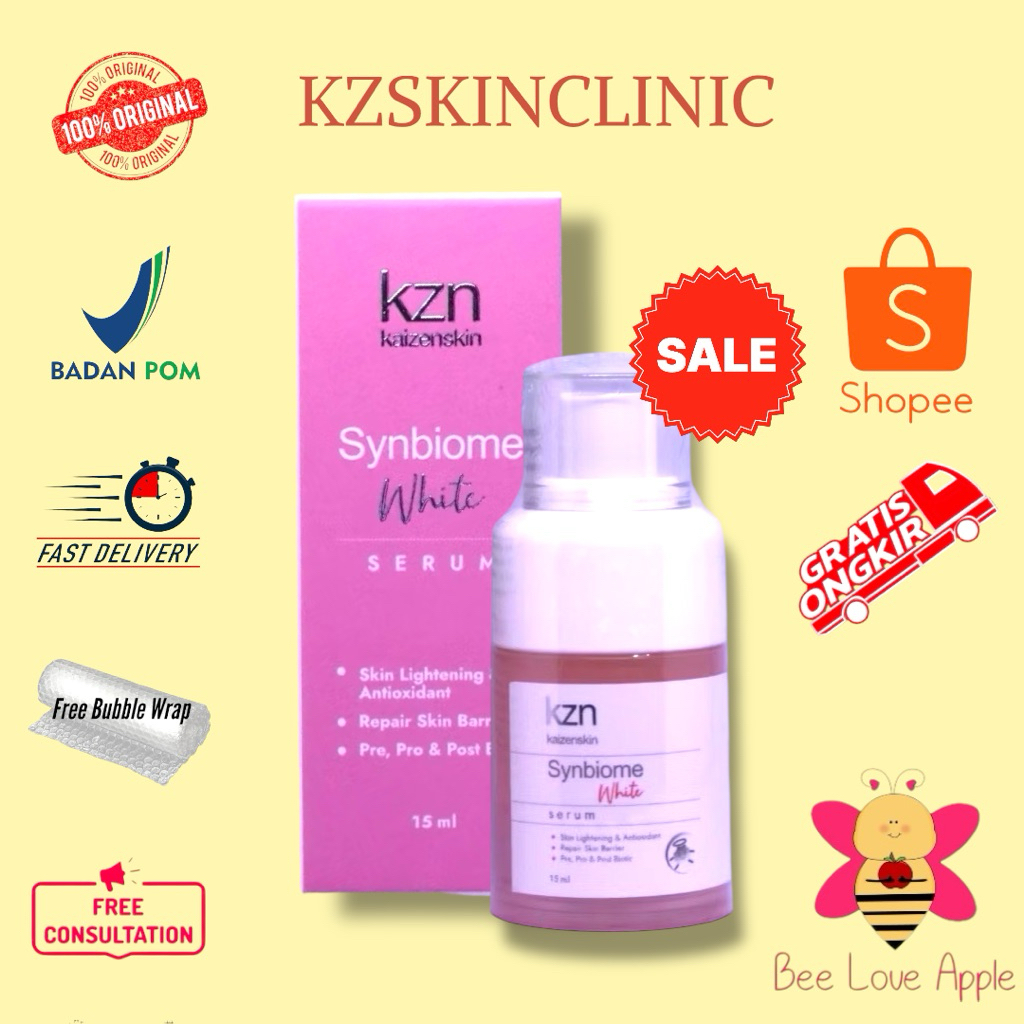 KAIZEN SKIN Synbiome White Serum - Serum Pencerah Kulit Wajah Menjadi Glowing
