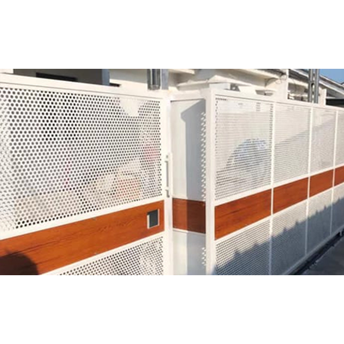 pagar minimalis modern / pagar rumah perforated plat
