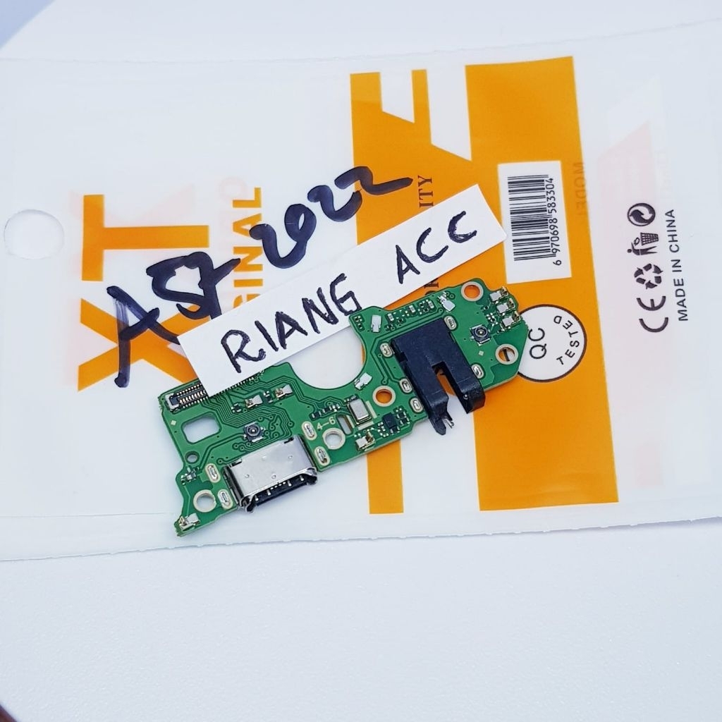 PAPAN CAS CHARGER KONEKTOR OPPO A57 2022 YANG BARU / A77S FULL IC + HF + MIC ORIGINAL 100%