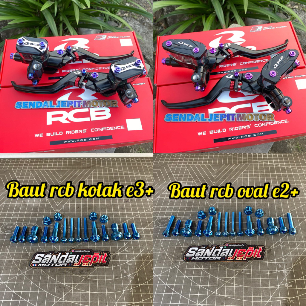 MASTER REM RCB E2+ E3+ 14MM SET BAUT TITANIUM MASTER REM RCB OVAL 14MM E2+ SET BAUT TITANIUM MASTER 