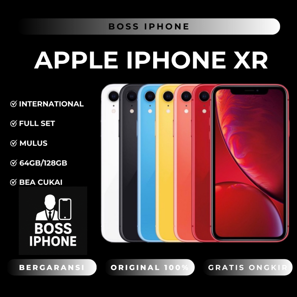 RENT APPLE IPHONE XR 64GB/128GB BC