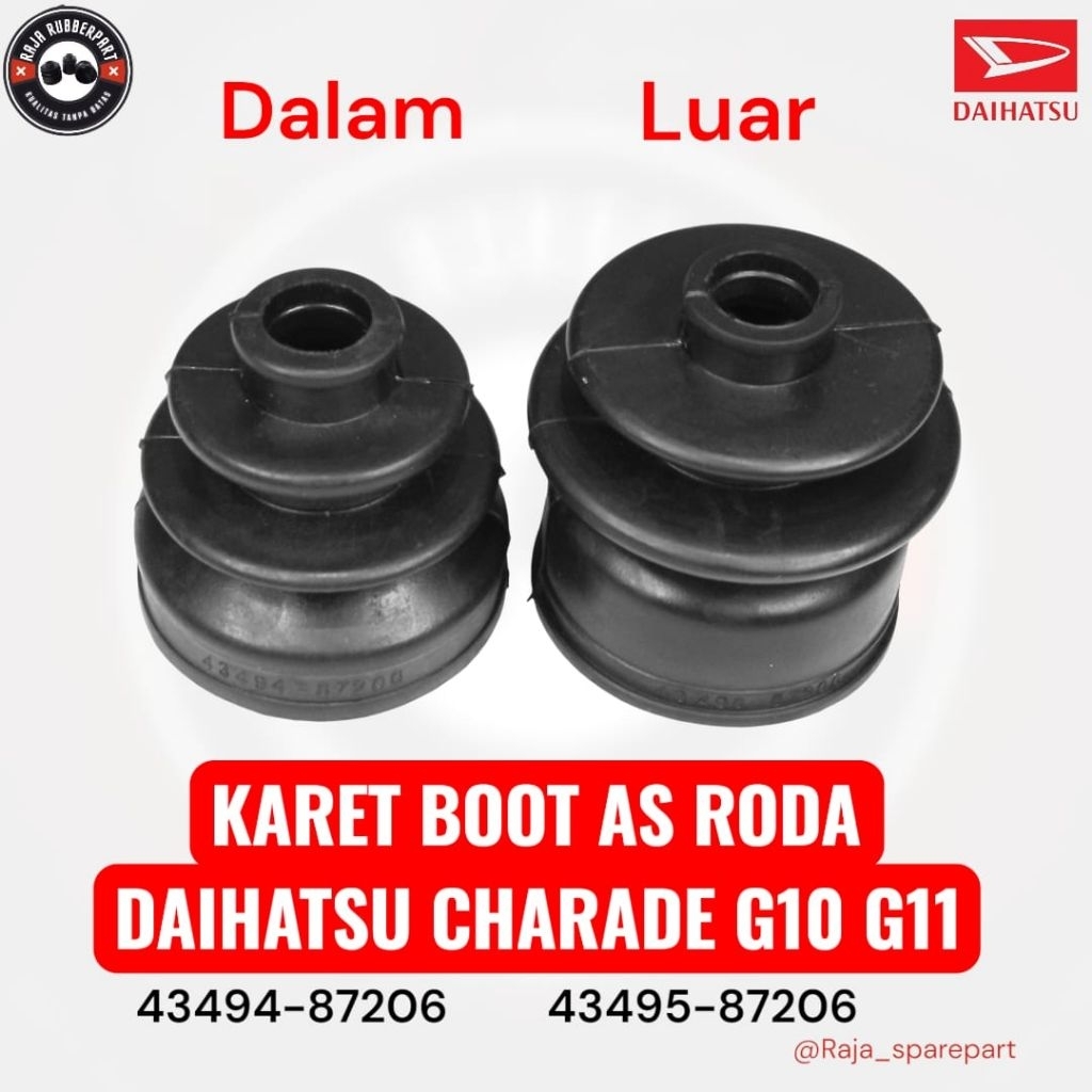 Karet Boot As Roda CV Joint DAIHATSU CHARADE / CHARADE G-10 G-11